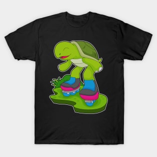 Turtle Inline skating Roller skates T-Shirt